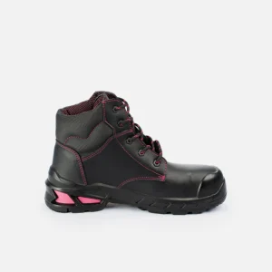 Bota Black Warden – Fucsia